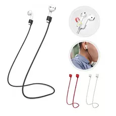 Cordão Para Fone Compatível Com Air Pods 1 2 3 Pro Strap Suporte de Pescoço Anti Queda Protege Fones