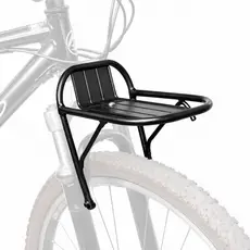 Bagageiro Frontal Bicicleta Resistente Suporte Carga Caixa MTB Bike Aço Reforçado c/ Kit Instalação