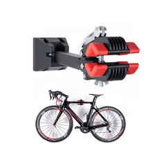 Suporte Para Bicicleta Gancho de Parede Horizontal Emborrachado Com Garran Anti Risco Seguro Prático