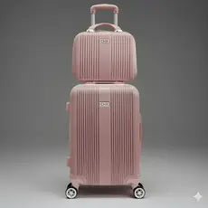 Mala de Viagem e Frasqueira Expansiva Rodinha Dupla Rígida Avião Mão Bagagem Pequena 10kg Abs