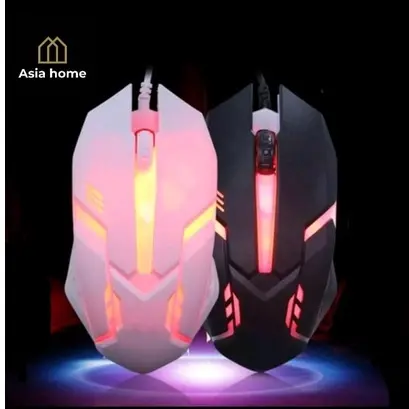 Mouse Gamer V40 1600dpi Ajustavel Led Optico - asia home