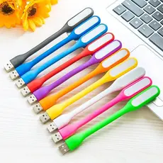 KIT 10 Luminária Led Mini Luz Lampada Alto Brilho Abajur Notebook PC Usb Flexível Portátil