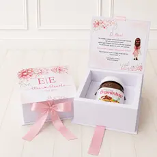 Kit 3 Caixas Personalizadas Para Nutella Com Fita De Cetim