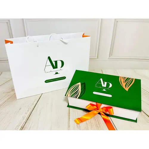 4 Kit Caixa Semicartonada +Sacola Impressa-Personalizados -Casamento, Formaturas,Empresas