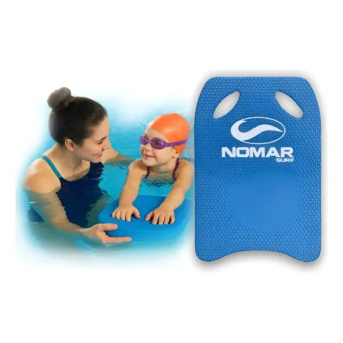 Prancha De Natação Nomar Surf Eva Resistente Com Alças 41cm Azul