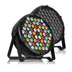 1 Refletor Canhão Led Rgbwa 60 Leds De 1w Dmx Strobo Dj