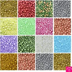 Confeitos de Açúcar Artesanais 100% Comestíveis Sprinkles Brilhantes Perolados 50g Diversas Opções