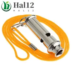 Apito De Sobrevivência HALB Metal Com Lanyard Para Aviso De Trânsito Policial