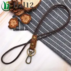 HALB Cordão De Couro Para Chaves Porta -