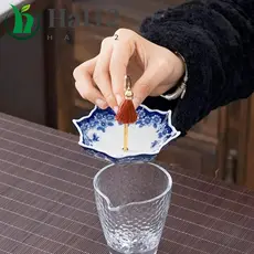 Filtro De Chá Guarda-Chuva HALB , Infusor Com Padrão De Porcelana Branca Azul Cerâmica , Estilo Chinês