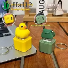 Chaveiro De Pato Sapo Assado HALB , Brinquedo Recarregável De Com Botão Na Ponta Do Dedo , Interruptor De Teclado