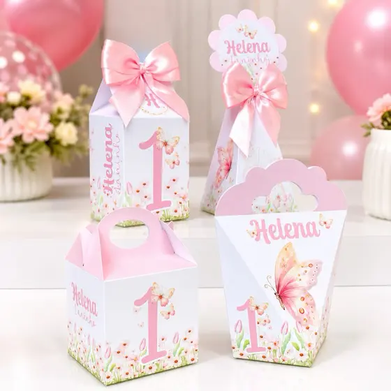 Kit Pegue e Monte Personalizado Jardim das Borboletas