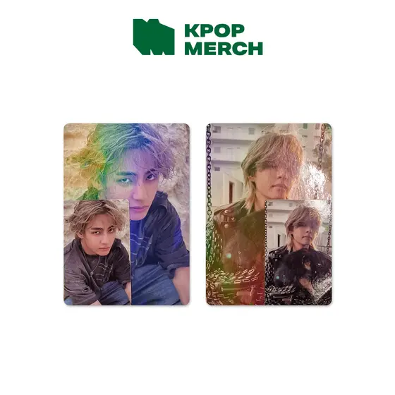 (Only POB) BTS V - Layover weverse pob [ Photo card+Holographic Photo Frame ]_Random