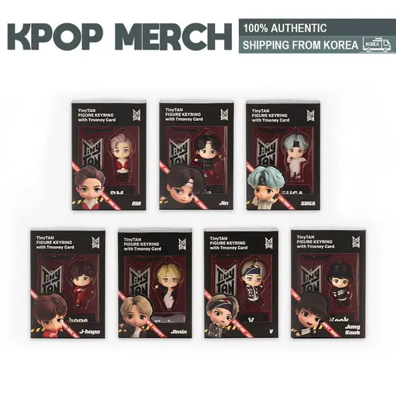 TinyTAN Figure Keyring with T-money