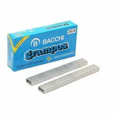 Grampos 26/6 C/5000 Galvanizados - Bacchi