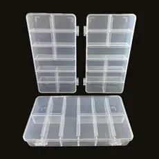 Kit. 3 Caixas 11 Divisões Transparente