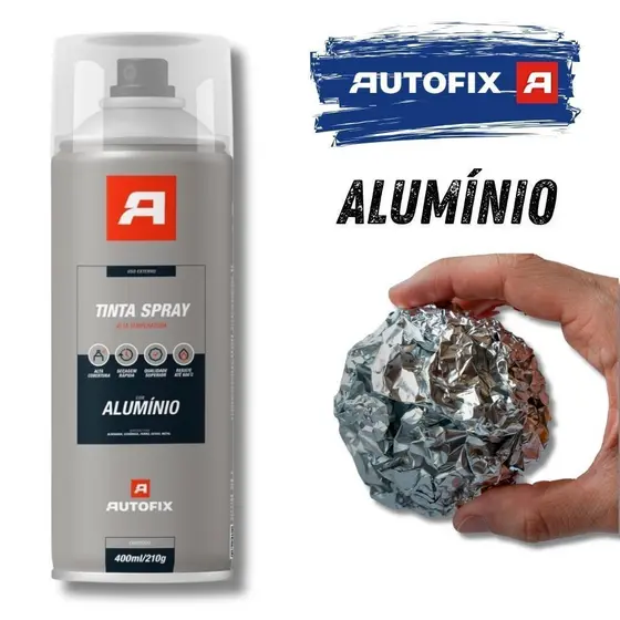 2 Spray Alumínio Alta Temperatura 400ml – reparo imediato OK