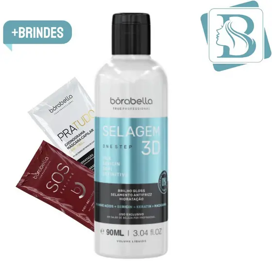 Selagem 3d Semi Definivita Organica Sem Formol Borabella 90ml