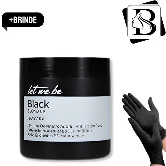 Máscara Matizadora Black Efeito Acinzentado Let Me Be 500g