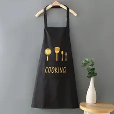 Avental de cozinha para cozinha doméstica para homens e mulheres impermeável à prova de óleo