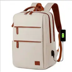 Nova mochila vários bolsos multi-função saco de computador zíper leve estudante ,mochila viagem Moda
