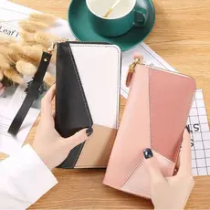 carteira Feminina + alça de mão porta celular, cartão, documentos, moedas details TRIÂNGULAR - PROMOÇÃO