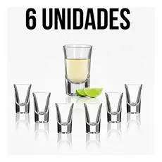 6, 12 ou 24 Copo de Dose Cachaça Shot Ideal Para Caipirinha Tequila Drinks Pinga Licor Copo Shot