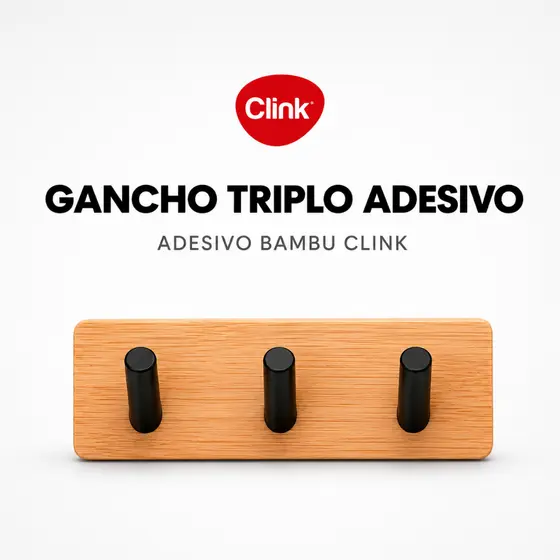 Gancho Suporte de Parede Adesivo Cabide 1, 3 ou 4 Ganchos Ideal Quarto Sala Banheiro Porta Cabideiro