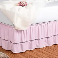 Saia Para Cama Box Solteiro Ponto Palito Ajustavel