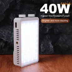 Luz De Câmera LED ESSIEBR , 2800-9000K CRI/TLCI 90 + Mini Lâmpada De Vídeo , Modos FX 8