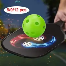 Bolas De Pickleball YIJIAN , Bola De Remo Durável Multicolorida , Pickleballs Leves De Salto Alto Com 40 Furos