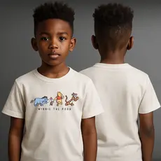 Camiseta Infantil Ursinho Pooh Estampada Roupa Infantil Menino Menina Personagem Desenho