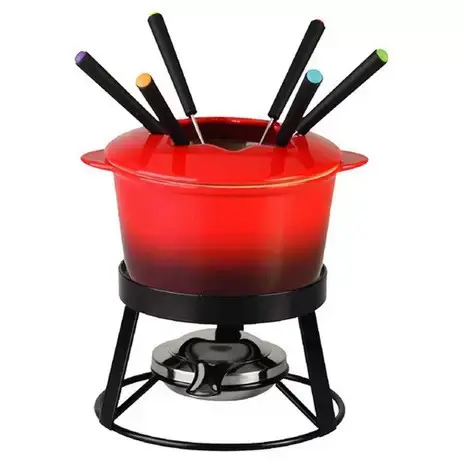 Conjunto Aparelho de Fondue 11 Peças Cerâmica Hauskraft