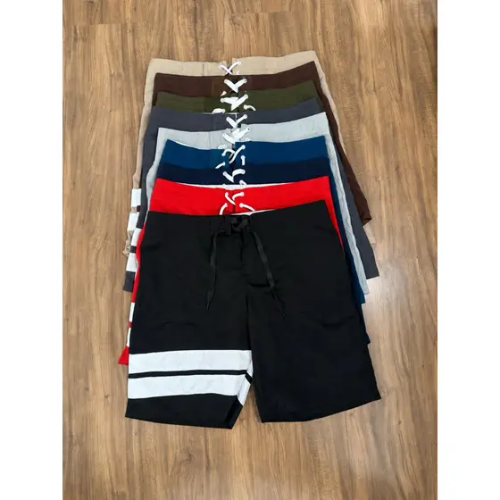 Bermuda Masculina Tactel Praia Sol Surf Premium Elastano Homem Estilo