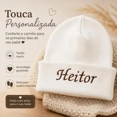 Touca RN  Com Nome  Bordado