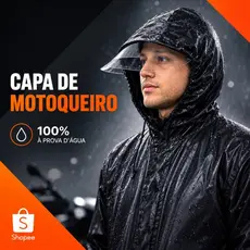 Capa de Chuva Motoqueiro Moto Impermeável Reforçado Motoboy Refletiva Jaqueta Calça com Viseira Transparente