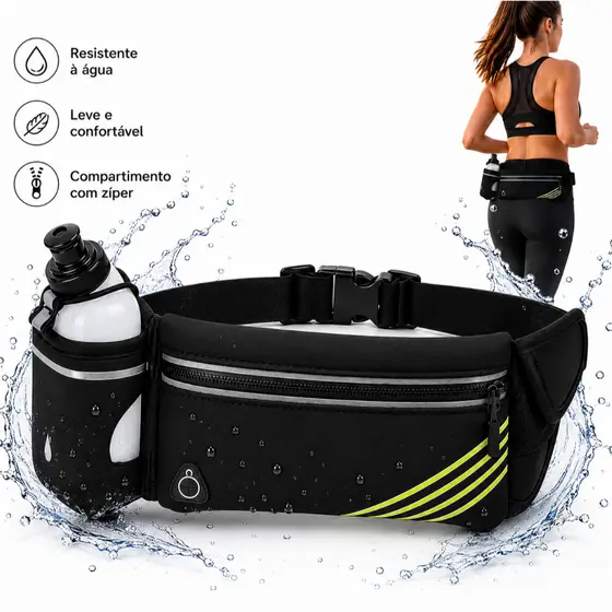 Bolsa De Cintura Pochete Impermeável Para Corrida Caminhada ao Ar Livre