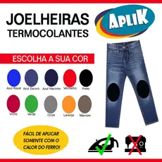 3 Pares Joelheira Termocolante Proteção Roupa Uniforme Infantil