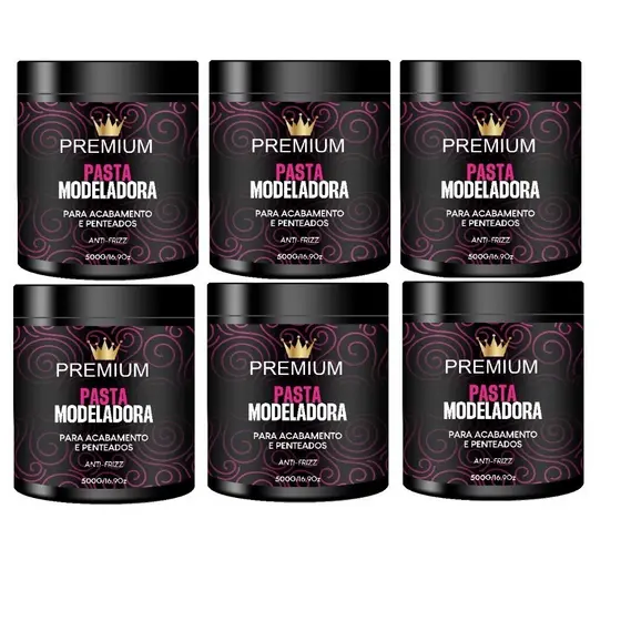 Pasta Premium Modeladora Profissional 500g 6 unidades