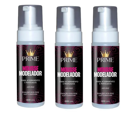 Mousse Modelador 150ml 3 unidades