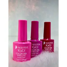 Kit 3 esmaltes gel K&S coleção nova 10061N