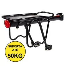 Bagageiro Traseiro Aluminio Bike Aro 26 27 29 Regulável Mtb Até 30kg