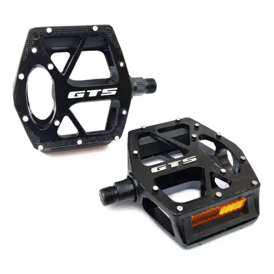 Pedal Bike Gts Plataforma Rosca Grossa 9/16 Esferado Preto