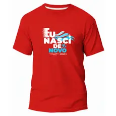 Camiseta Streetwear Eu Nasci de Novo Premium 100% Algodão Conforto e Estilo
