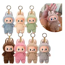 Chaveiro Boneco Labubu Monstros Vinil Modelo Aleatório Para Mochila Bolsa Carro Pingente