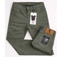 Calça Jeans Masculina C/ Elastano Lycra e Preta Azul Marinho Bege Caramelo Cinza Chumbo Caqui