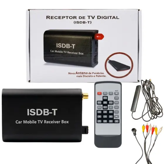 Receptor Conversor Tv Digital Automotivo Veicular E-tech