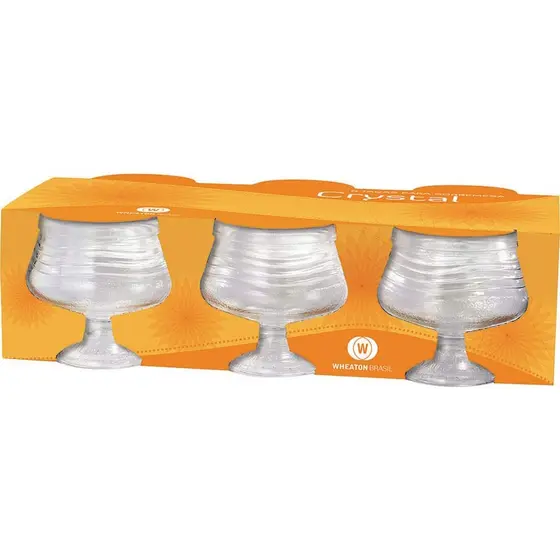 Jogos de Taças Crystal para Sobremesa 6 peças, Produto de Excelente Qualidade para Complementar na Sua Cozinha