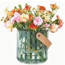 Balde de gelo acrílico ou vaso de flor multiuso com Alça  para piquenique mesa decorativo