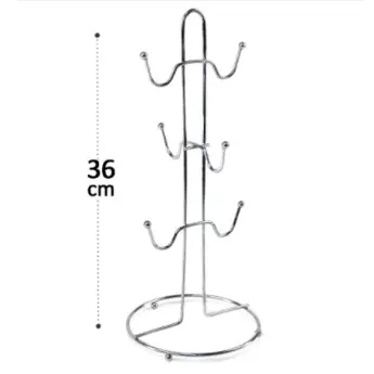 Suporte para 6 Xicaras Inox 36 cm KW1001198